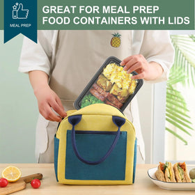 Vivigu freezer-safe durable plastic container for frozen meals.