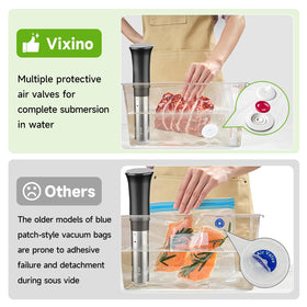 Vixino easy-to-use bags speed up bulk sealing and meal prep