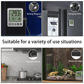 VLEJEARI digital display with alarm helps prevent spoilage.