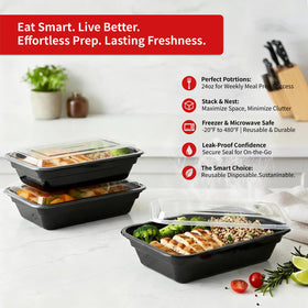 Voatree freezer-friendly lunch boxes preserve meals for later.