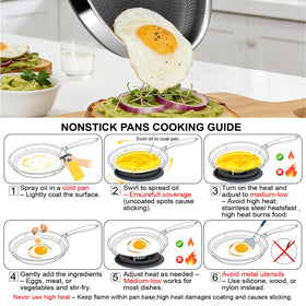 Vocvee pan compatible with all cooktops, including induction