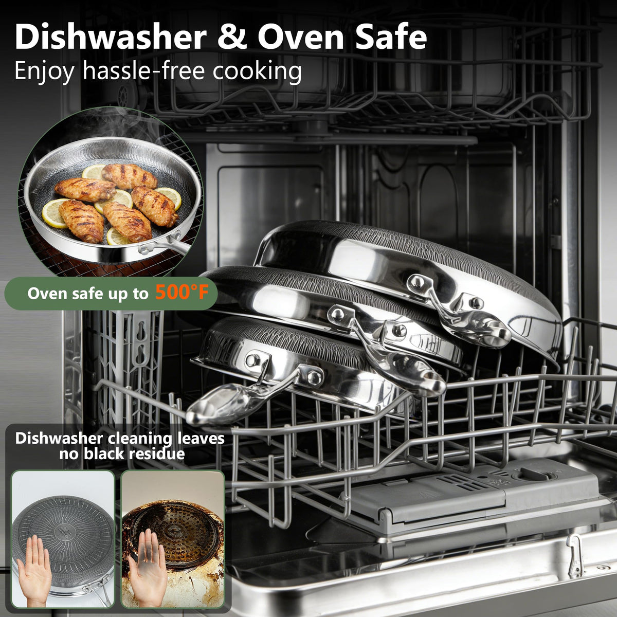 Vocvee easy-clean coating enables effortless food release and wash