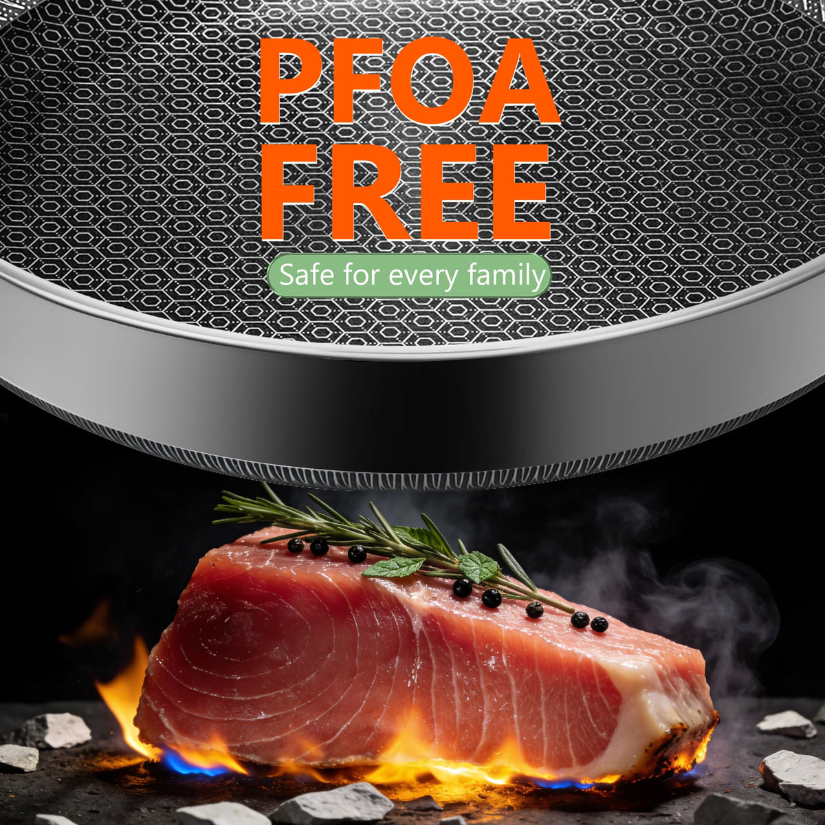 Vocvee 10-inch pan with lid combines style and reliability for everyday cooking