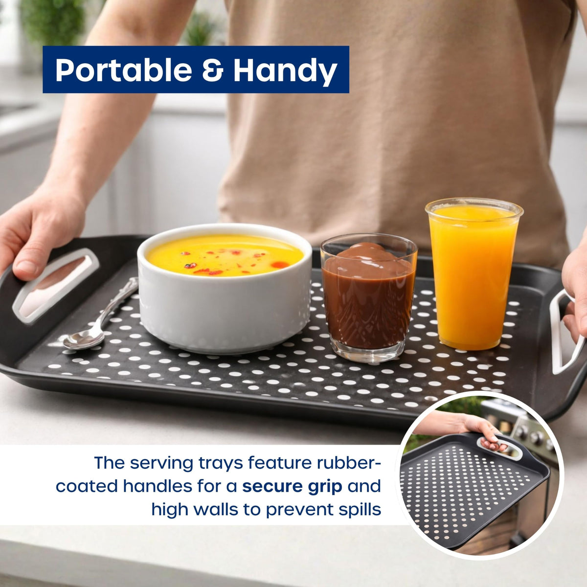 Volila stackable design keeps storage compact and tidy.