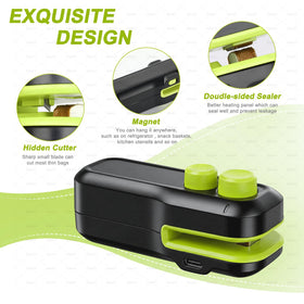 Votozi 2-in-1 sealer and cutter sealing a bag securely