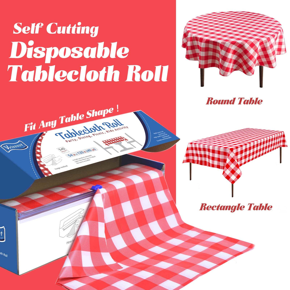 Vrisssot cuttable boxed design highlights easy storage and portability.