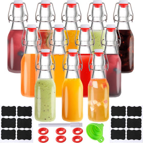 VSWINGBO 8.5oz flip-top bottle with airtight seal for secure storage.