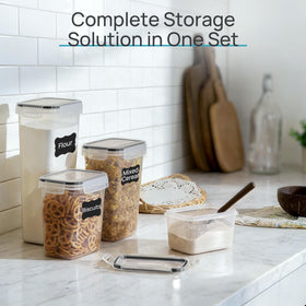 Vtopmart 24 reusable labels help switch contents easily.
