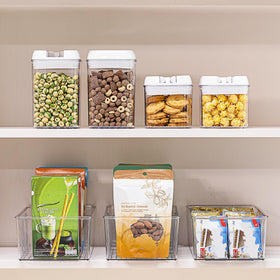 Vtopmart BPA-free polyethylene bin for durable, lightweight storage.