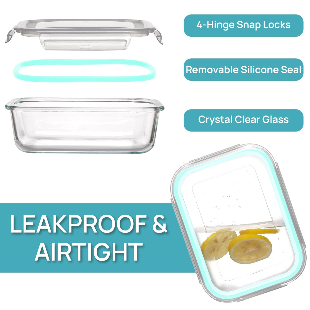 Vtopmart freezer-friendly storage keeps leftovers fresh longer.