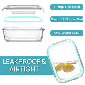 Vtopmart freezer-friendly storage keeps leftovers fresh longer.