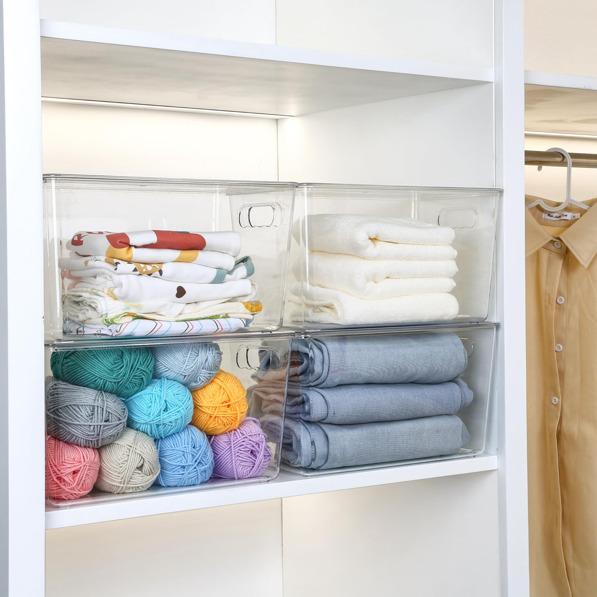 Vtopmart kitchen organization idea showing multiple bins in use