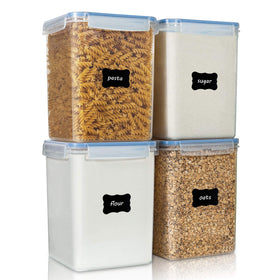 Vtopmart large food storage container front view for neat pantry organization