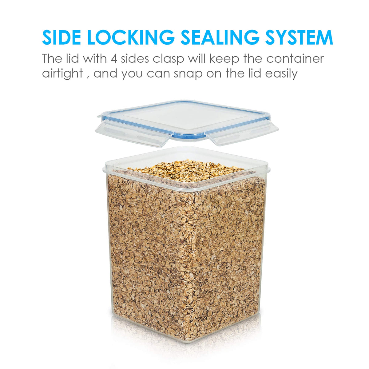 Vtopmart included measuring cups simplify portioning during cooking