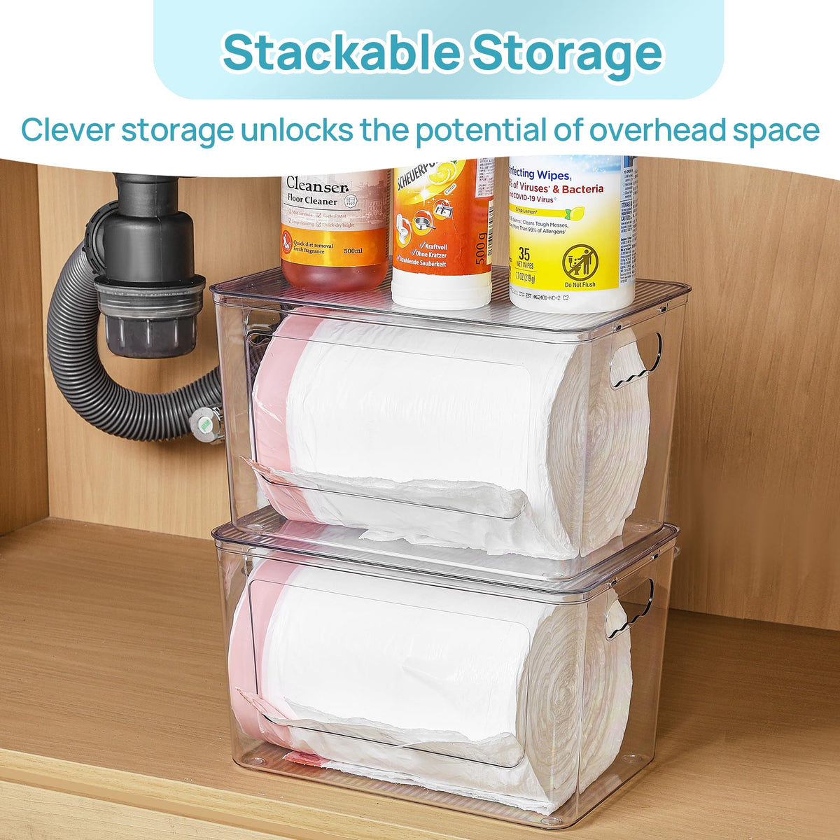 Vtopmart multipurpose organizer for kitchen and pantry use