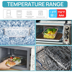 Vtopmart versatile set for freezer storage and everyday meal prep.