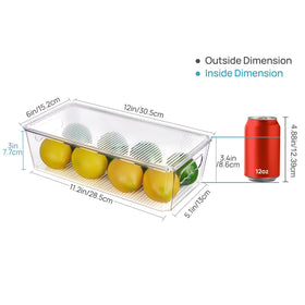Vtopmart stackable bin with lids maximizes vertical storage in small spaces.