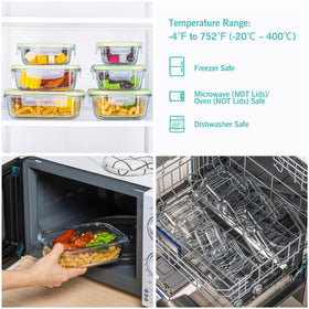 Vtopmart stackable design saves cabinet space and organizes your kitchen.