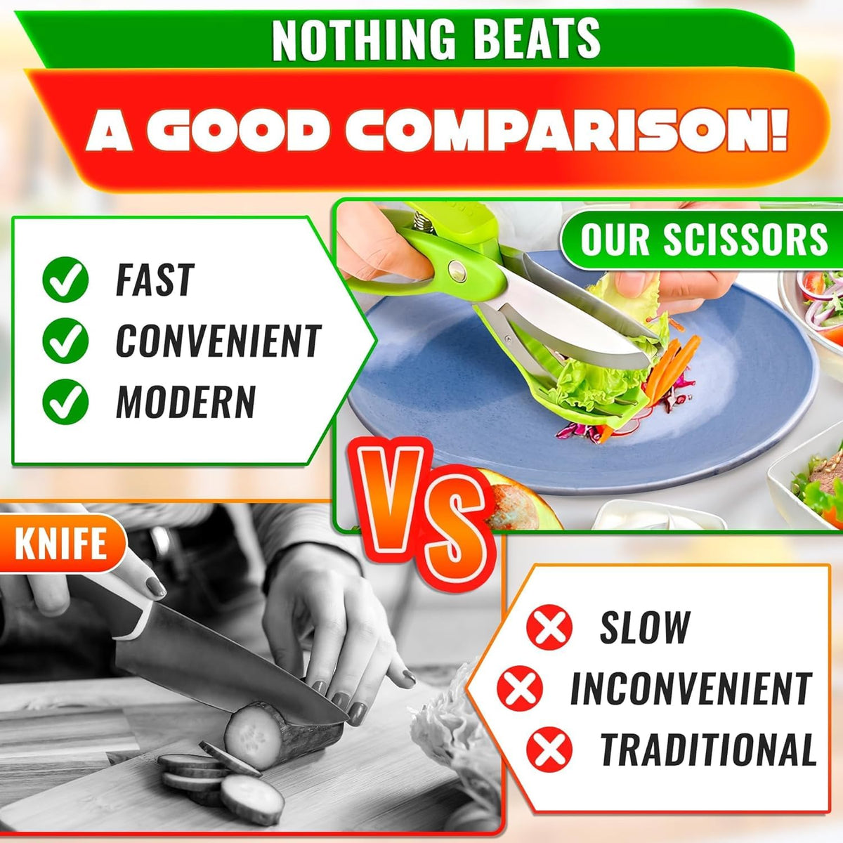 VTOWER stainless steel blades stay sharp for long-lasting performance.