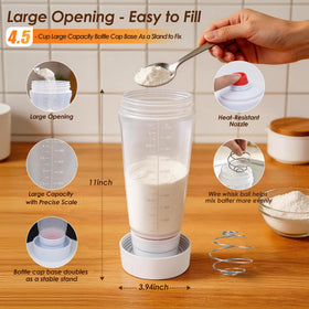Vyrix bottle cleaning brush for quick kitchen cleanup after baking