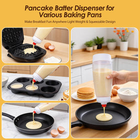 Vyrix silicone spatulas set for easy scraping and mess-free flipping