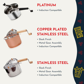 Wabash Valley Farms Whirley Pop 25-year warranty signals lasting kitchen companion.