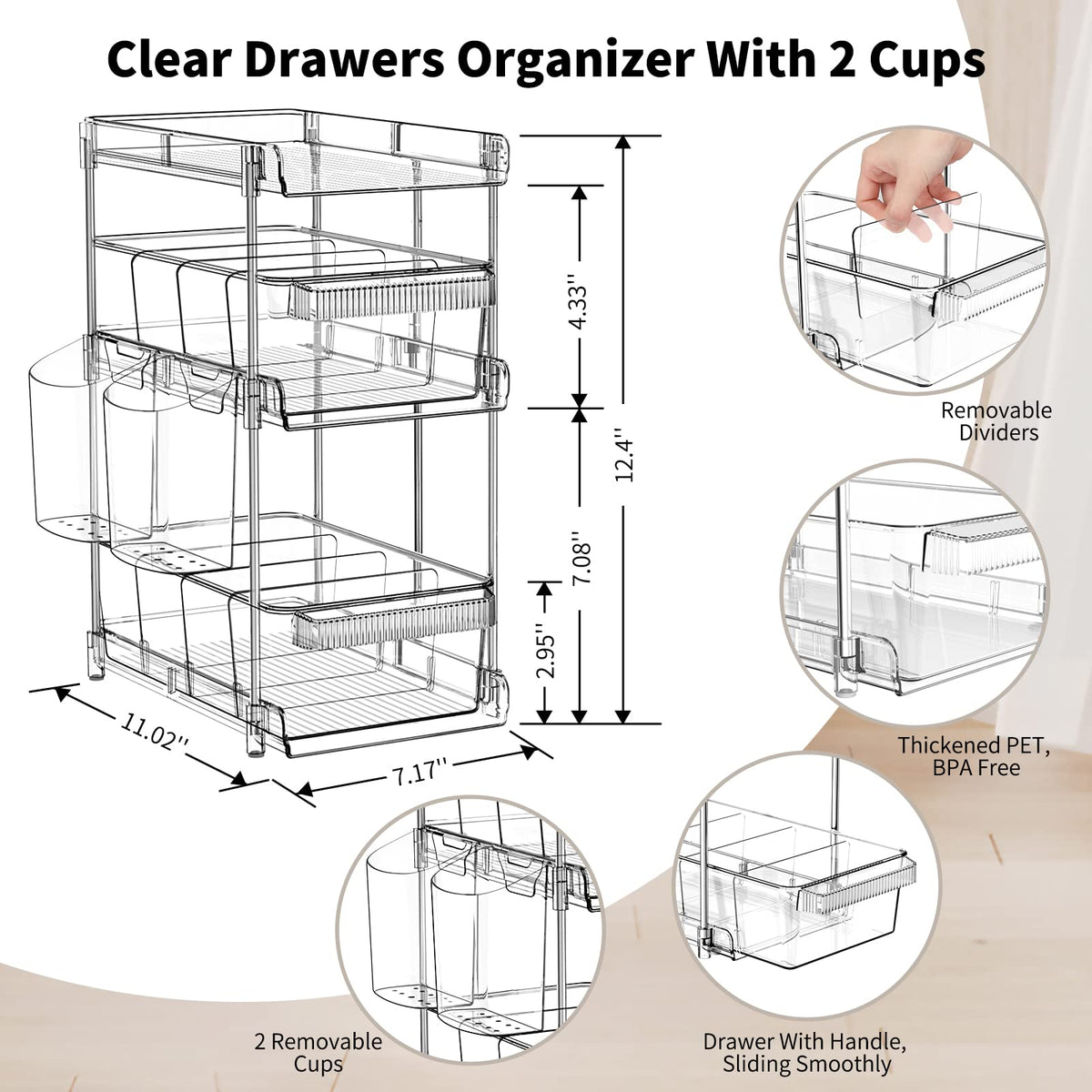 WAKISA modular design supports 1-2-3 configurations for any room.