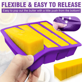 Walfos non-stick silicone mold cleans easily and is dishwasher safe