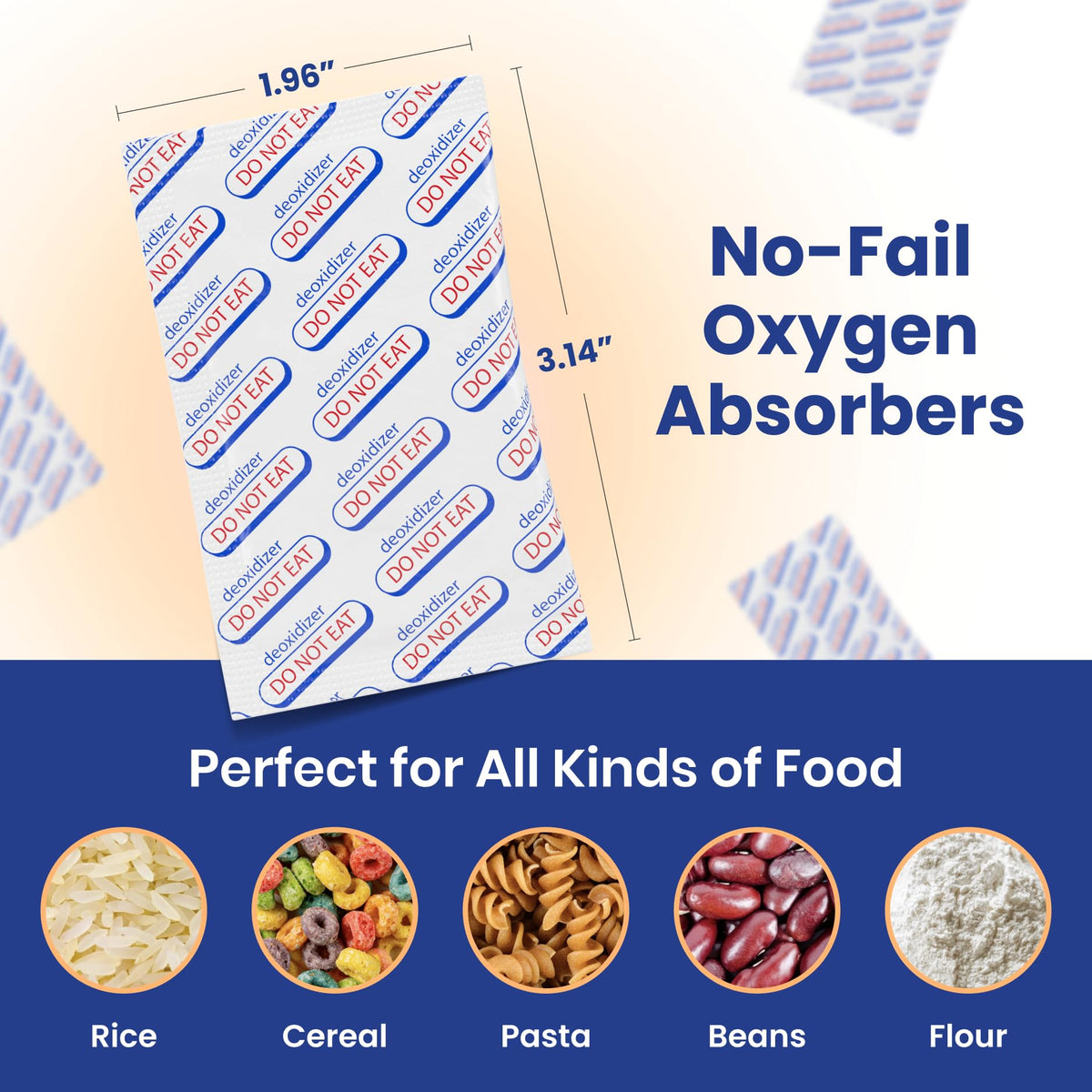 Wallaby oxygen absorbers for 5-gallon Mylar bags extend shelf life.