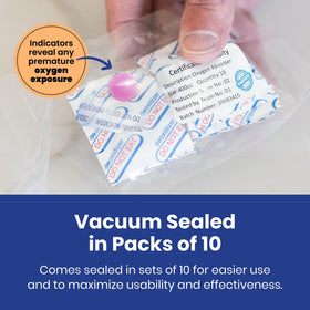 Wallaby oxygen absorbers are FDA-grade and safe for food storage.