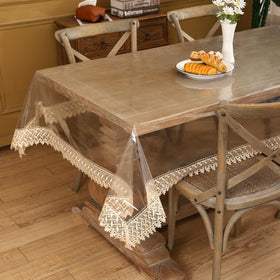 Walrus 54x120 tablecloth guard preserves wood or linens beneath.