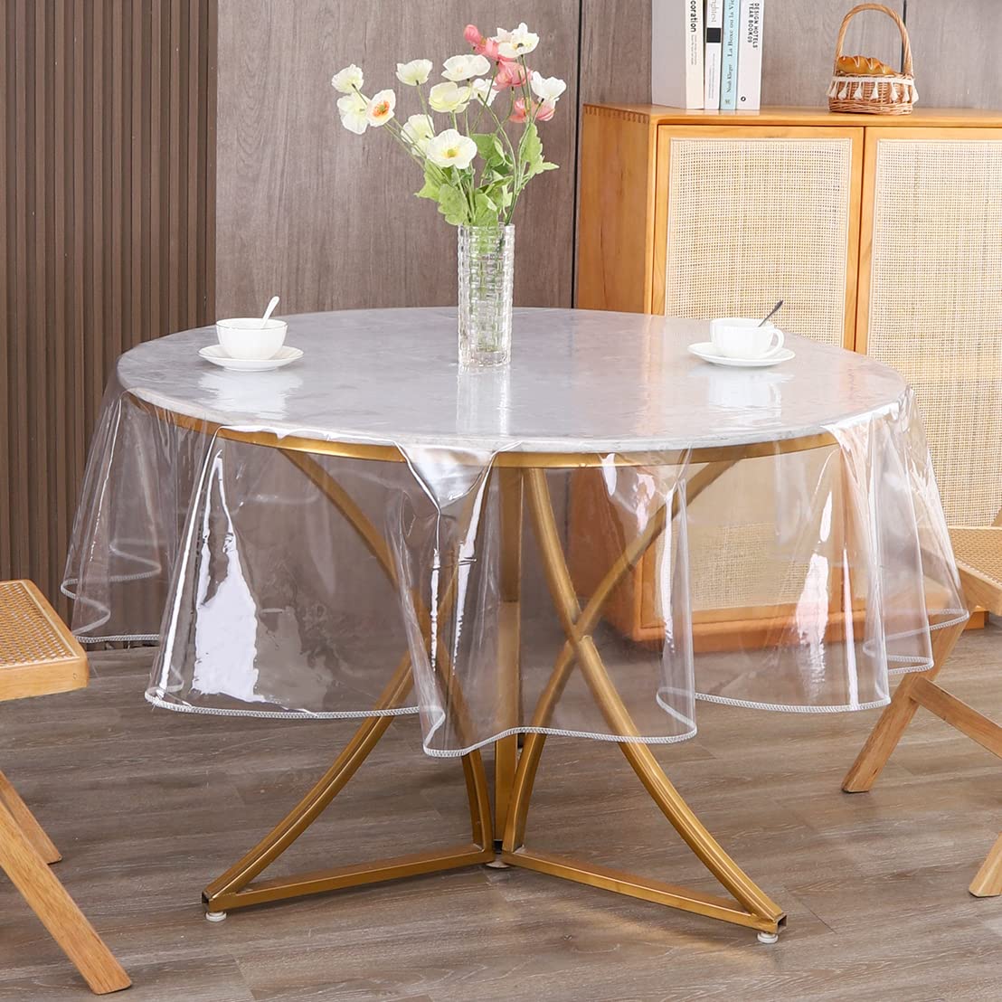 Walrus durable party tablecloth for reuse to simplify hosting