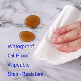 Walrus easy clean wipe-clean surface after spills