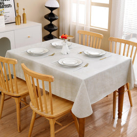 Walrus flannel-backed plaid detail adds warmth to any table setting.