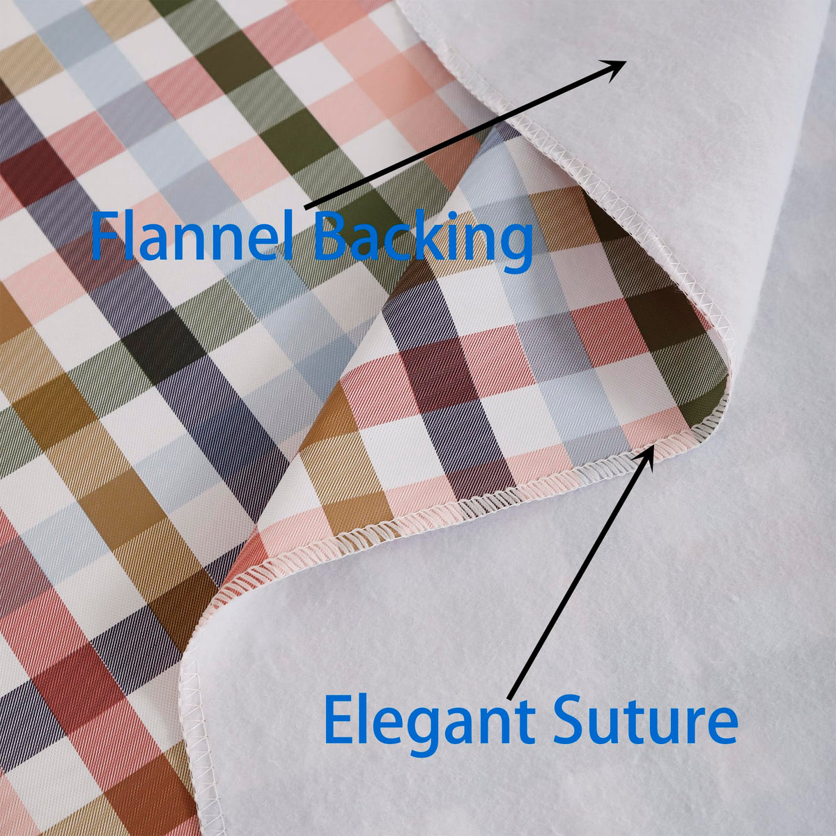 Walrus indoor-outdoor tablecloth set on a table for versatile use