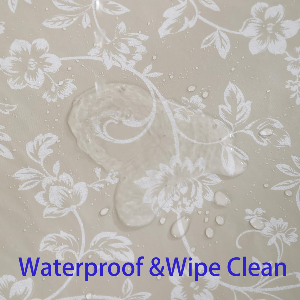 Walrus indoor-outdoor tablecloth ideal for picnics, barbecues, and gatherings.