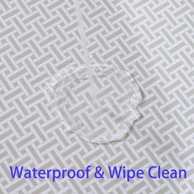 Oil-proof, stain-resistant coating makes quick cleanup possible
