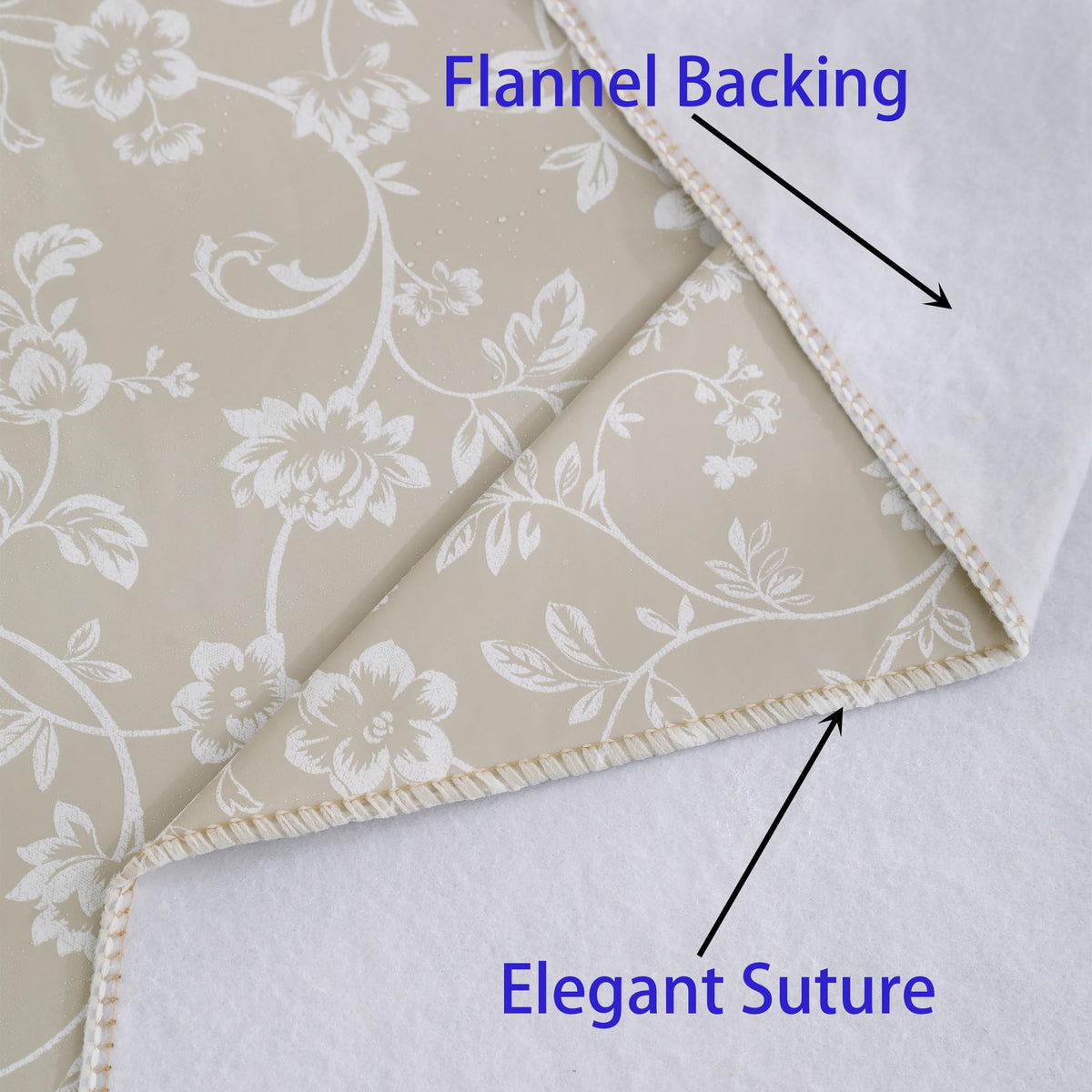 Walrus stain-resistant tablecloth keeps events tidy with quick damp-wipe cleanup
