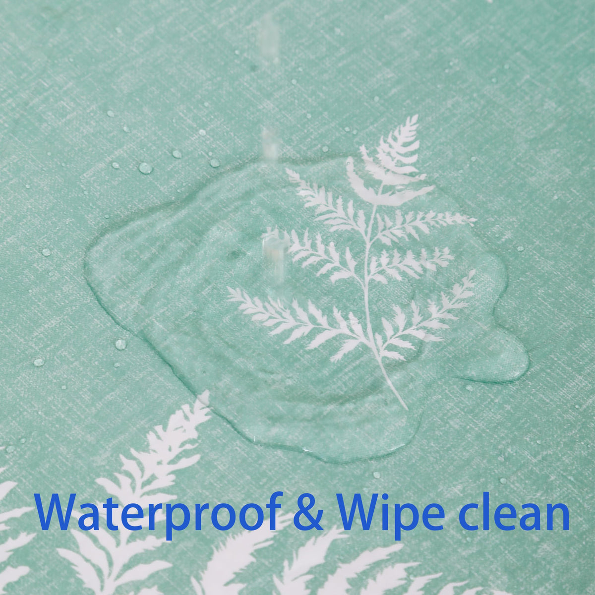 Walrus stain-resistant wipeable vinyl tablecloth easy cleanup after messy gatherings