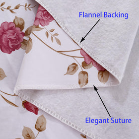 Walrus heavy-duty vinyl with flannel backing provides a soft underlay