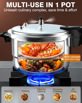 Versatile WantJoin pressure canner suitable for steaming, stewing, and braising.