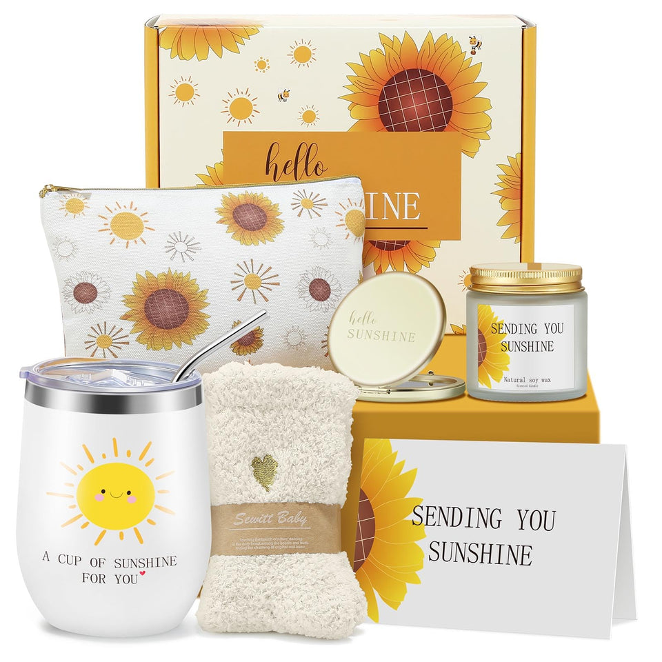 Wasocol sunflower gift box with vibrant yellow design for celebrations