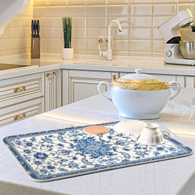 Wassud 18x24 inch mat provides ample space for bowls and utensils