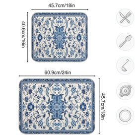 Wassud counter-protecting mat cushions dishes and surfaces from scratches