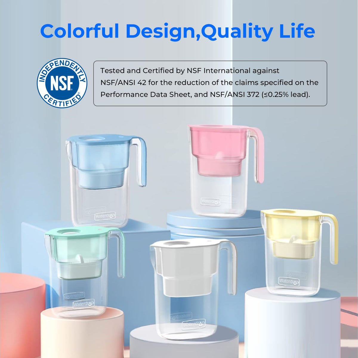 Waterdrop PT-05B NSF certified filtration for clean drinking water