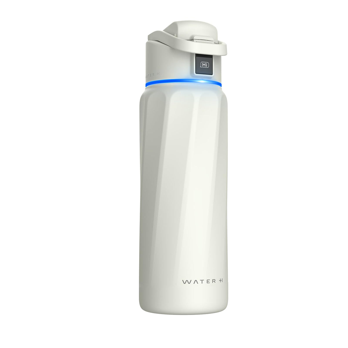WATERH BOOST bottle wide-mouth opening ideal for ice cubes.