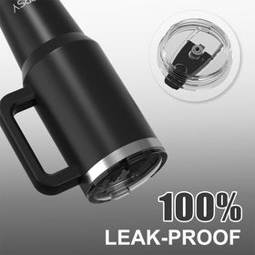Watersy 30oz tumbler leakproof lid prevents spills during travel