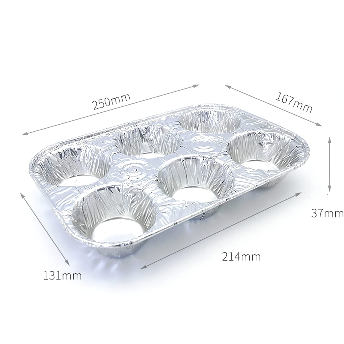Waytiffer disposable muffin tins stacked for easy storage and quick cleanup.