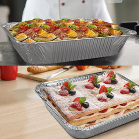 Waytiffer pans used at a birthday party to hold large portions