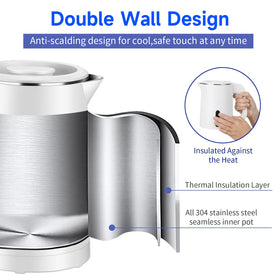 Wdcme kettle inner pot 304 stainless steel, plastic-free contact.